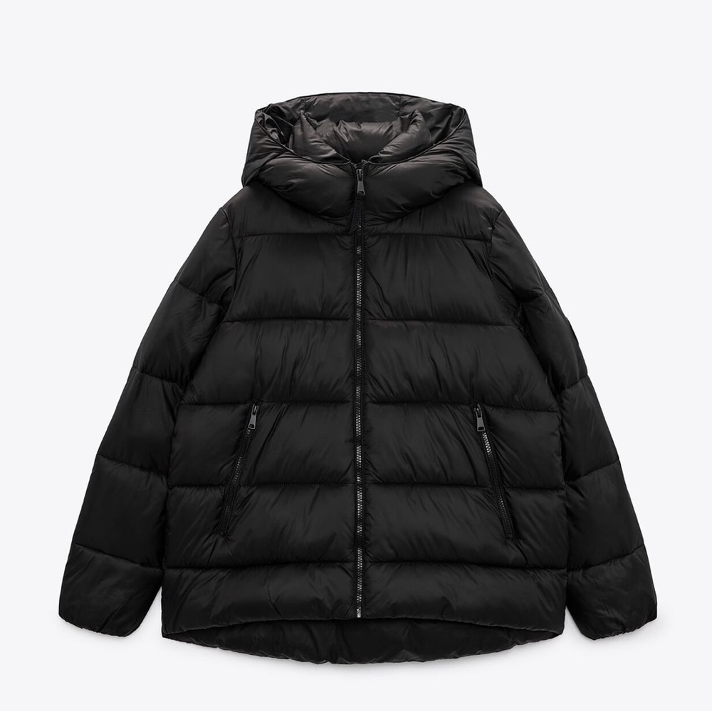 Zara Cazadora Acolchada Capucha insulation Puffer Jacket Gently Used (no defect)